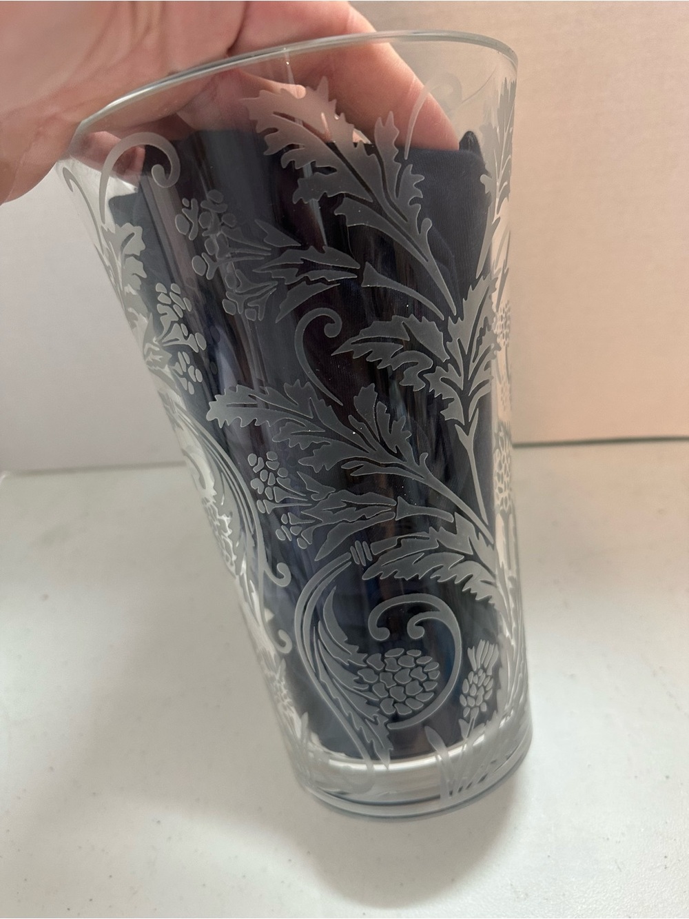 Vintage MARLY 'ORANGERIE' VASE BY CHRISTOPHE Tall